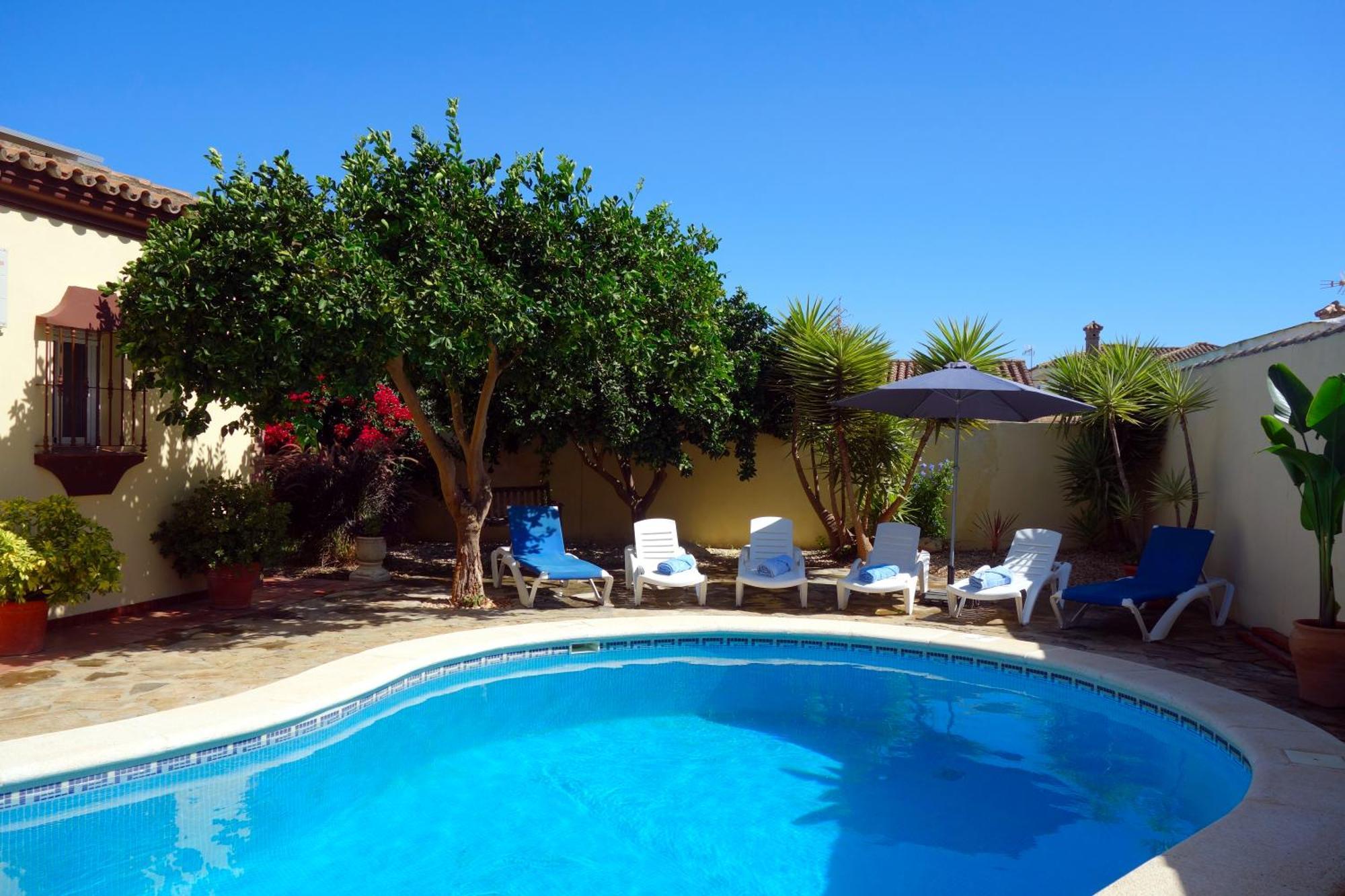 Casa Limon - Ferienhaus - Pool - Klimaanlage - W-Lan Чиклана де ла Фронтера Екстериор снимка