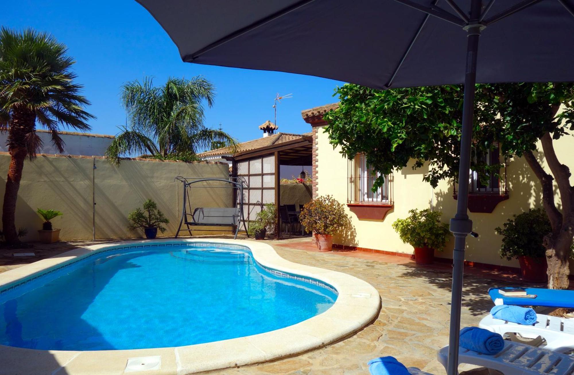 Casa Limon - Ferienhaus - Pool - Klimaanlage - W-Lan Чиклана де ла Фронтера Екстериор снимка